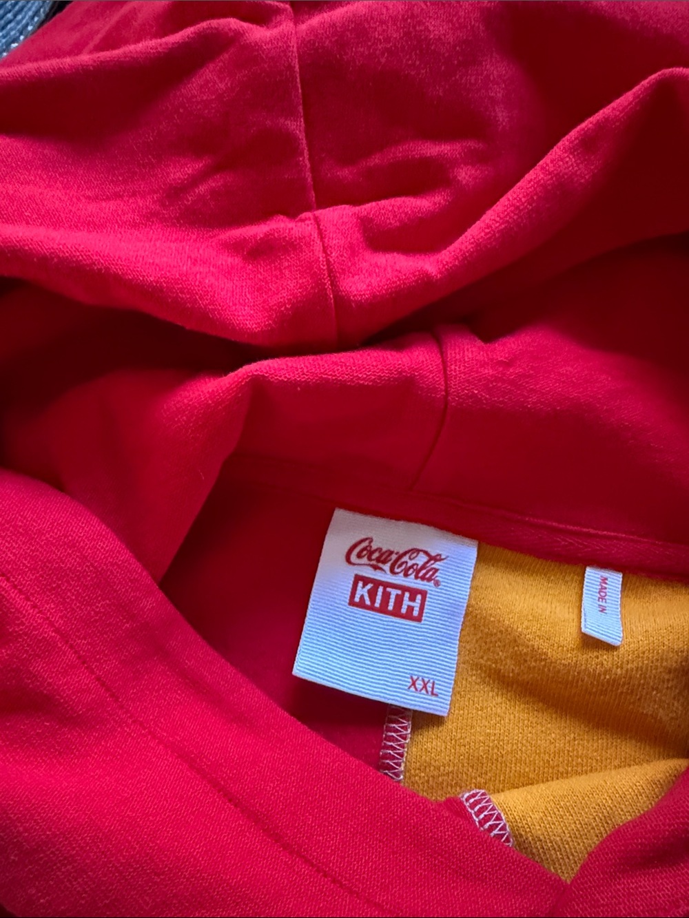 Kith x Coca Cola Multicolor Patchwork Crewneck Hoodie - Picture 3 of 5